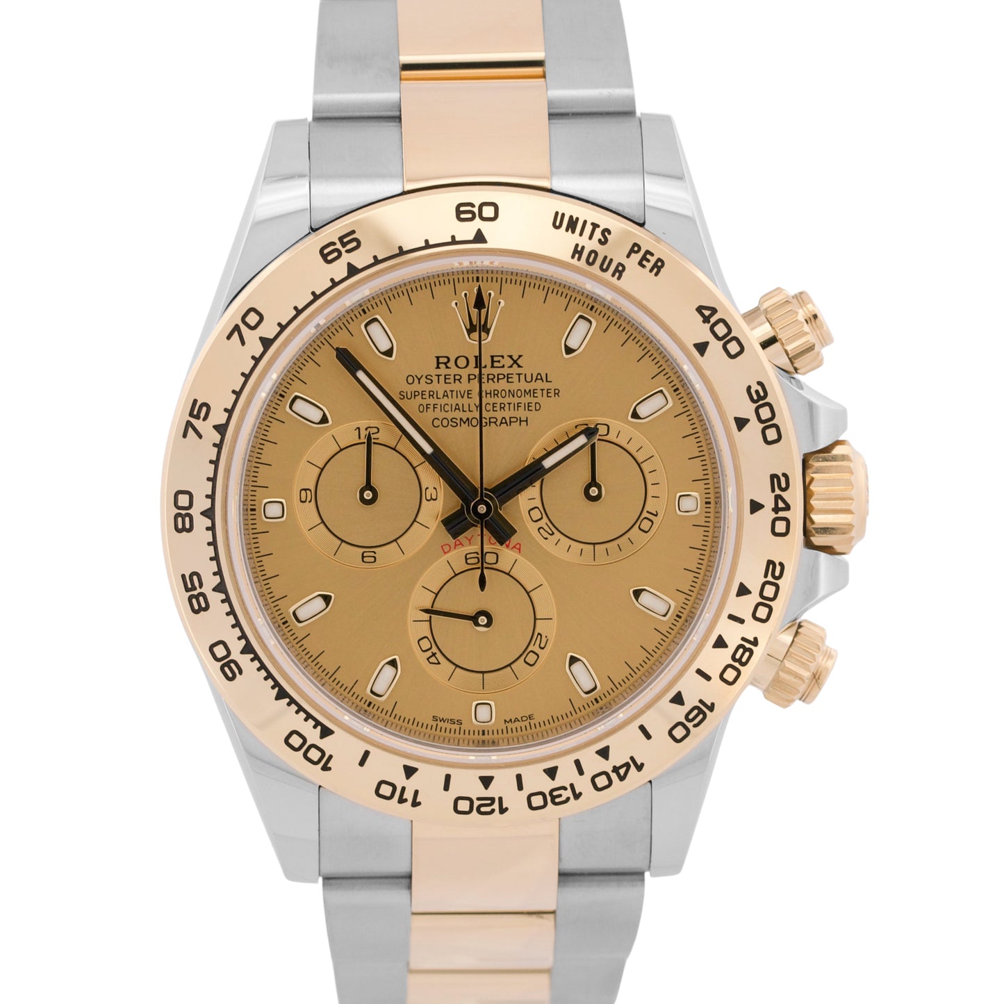 2023 PAPERS Rolex Daytona Cosmograph CHAMPAGNE 116503 18K Gold Two-Tone BOX