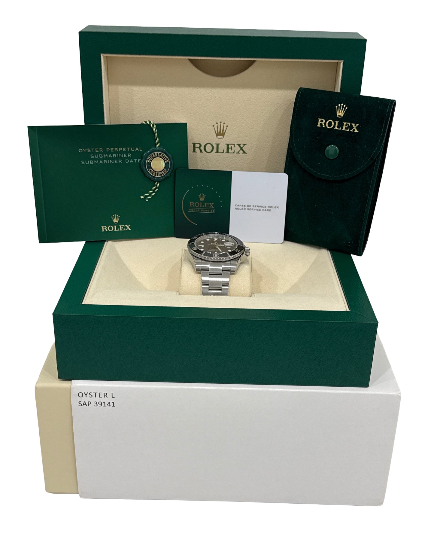2024 RSC Rolex Submariner Date BLACK Ceramic Steel 40mm 116610 LN Watch BOX
