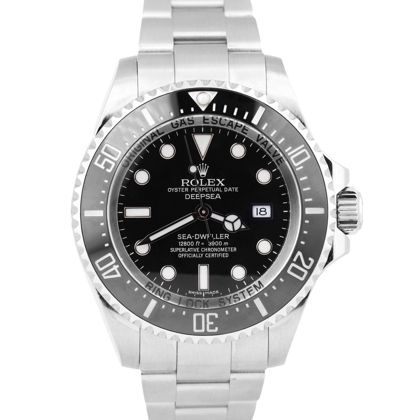 MINT Rolex Sea-Dweller Deepsea PAPERS Black Stainless Steel 44mm Dive 116660 B+P