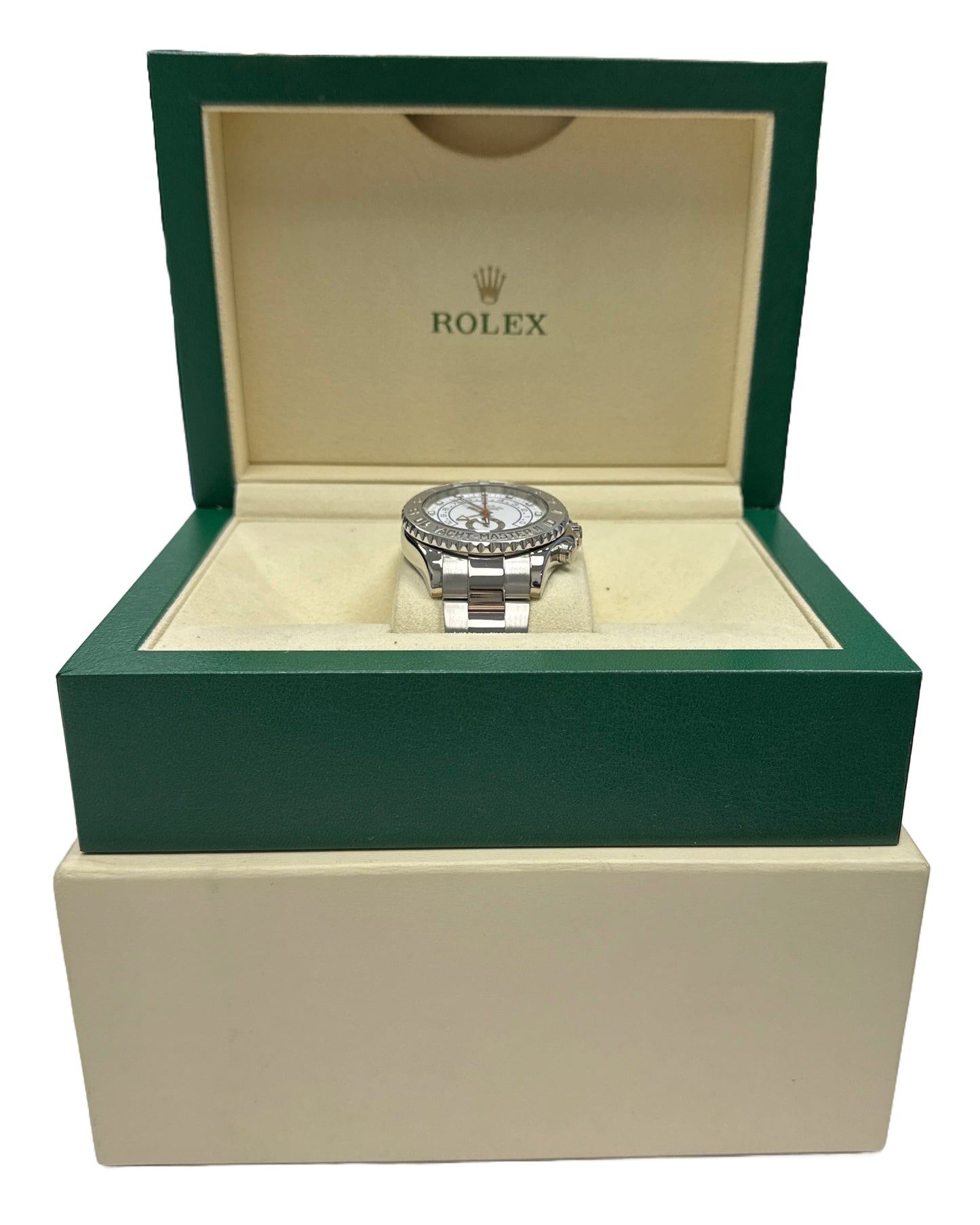 MINT Rolex Yacht-Master II 116689 18K WHITE GOLD 44mm Regatta Oyster Watch BOX