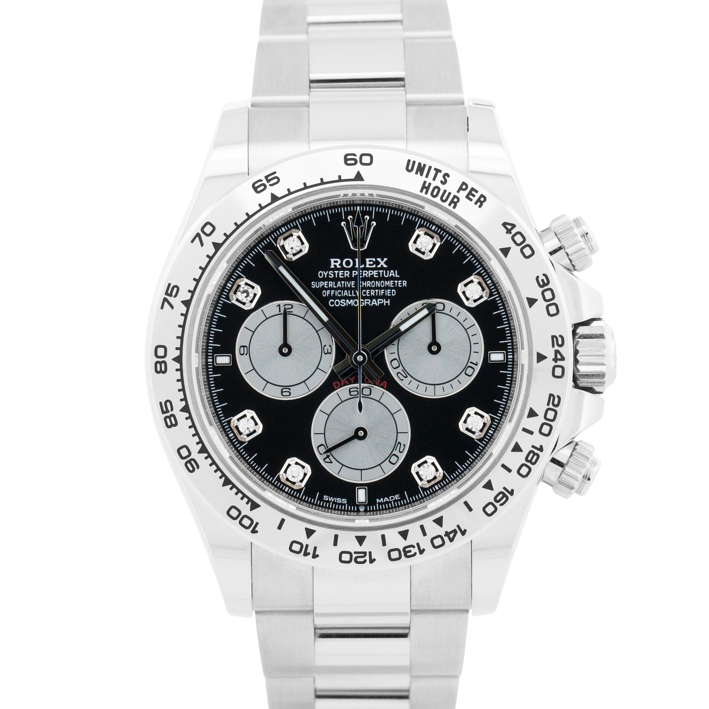UNWORN 2024 PAPERS Rolex Daytona Cosmograph BLACK DIAMOND 18K 40mm 126509 BOX