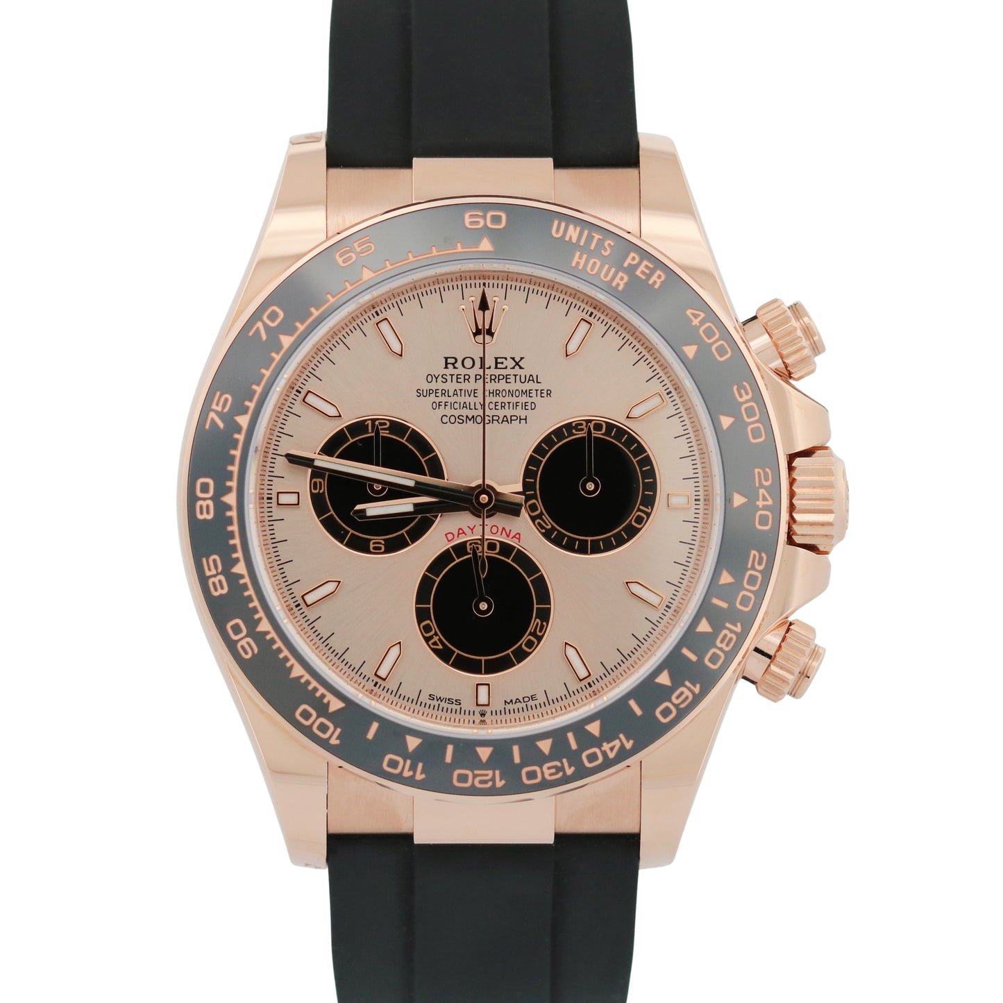 NEW UNWORN PAPERS Rolex Daytona Cosmograph 18K SUNDUST Oysterflex 126515 BOX