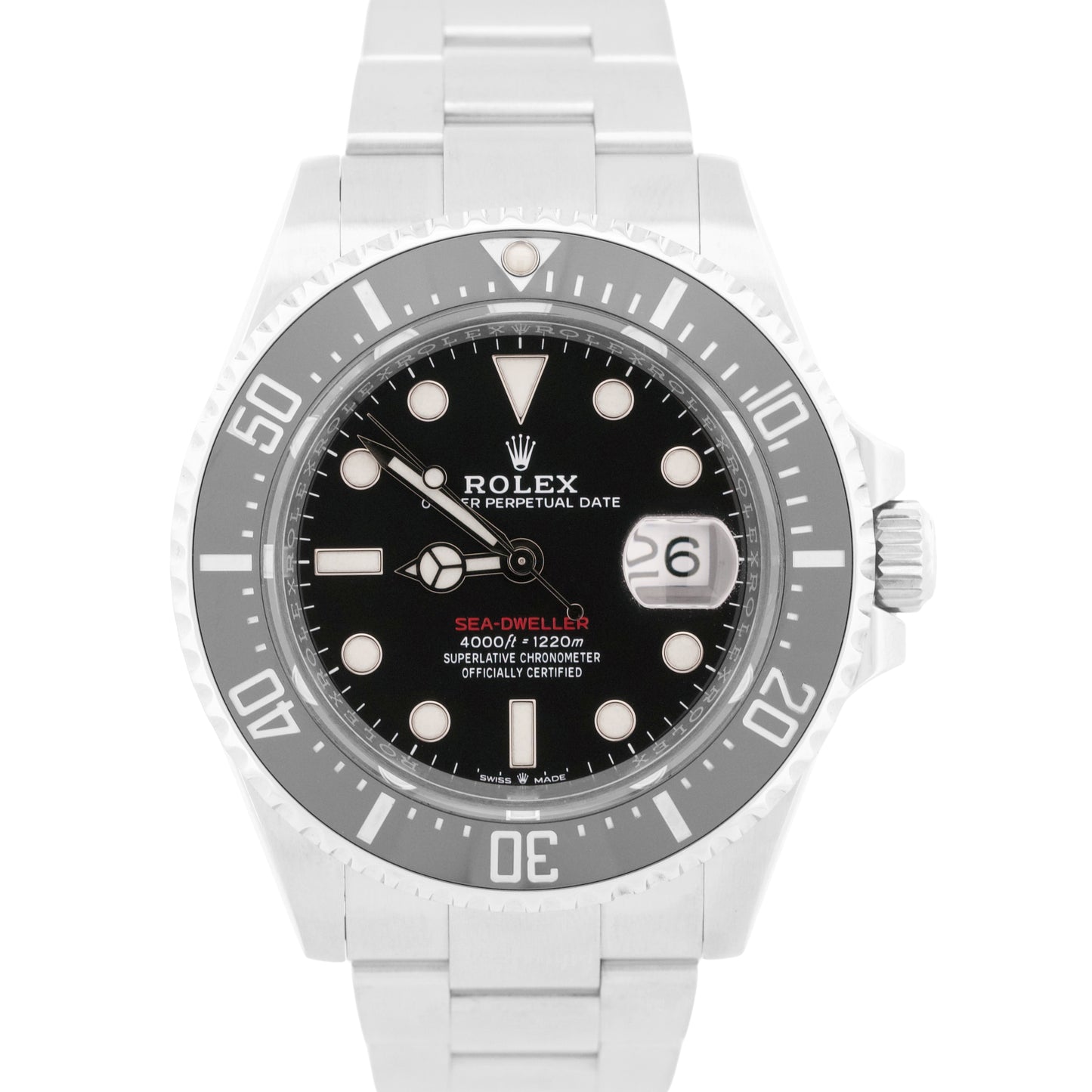 MINT NEW PAPERS Rolex Sea-Dweller 50th-Anniversary BLACK Red 43mm MK2 126600 BOX