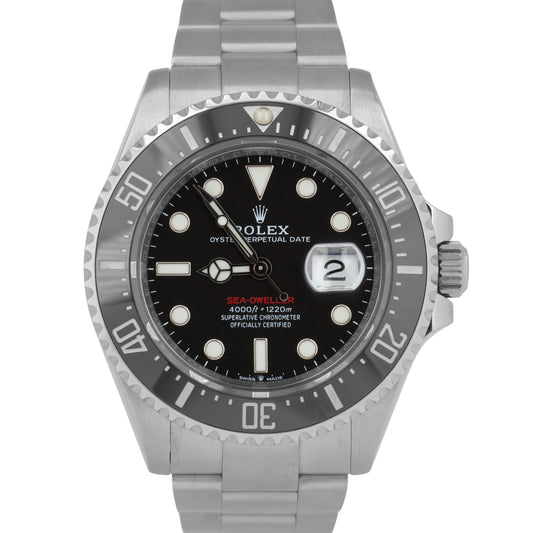 MINT PAPERS Rolex Sea-Dweller 50th-Anniversary BLACK Red 43mm MK2 126600 BOX