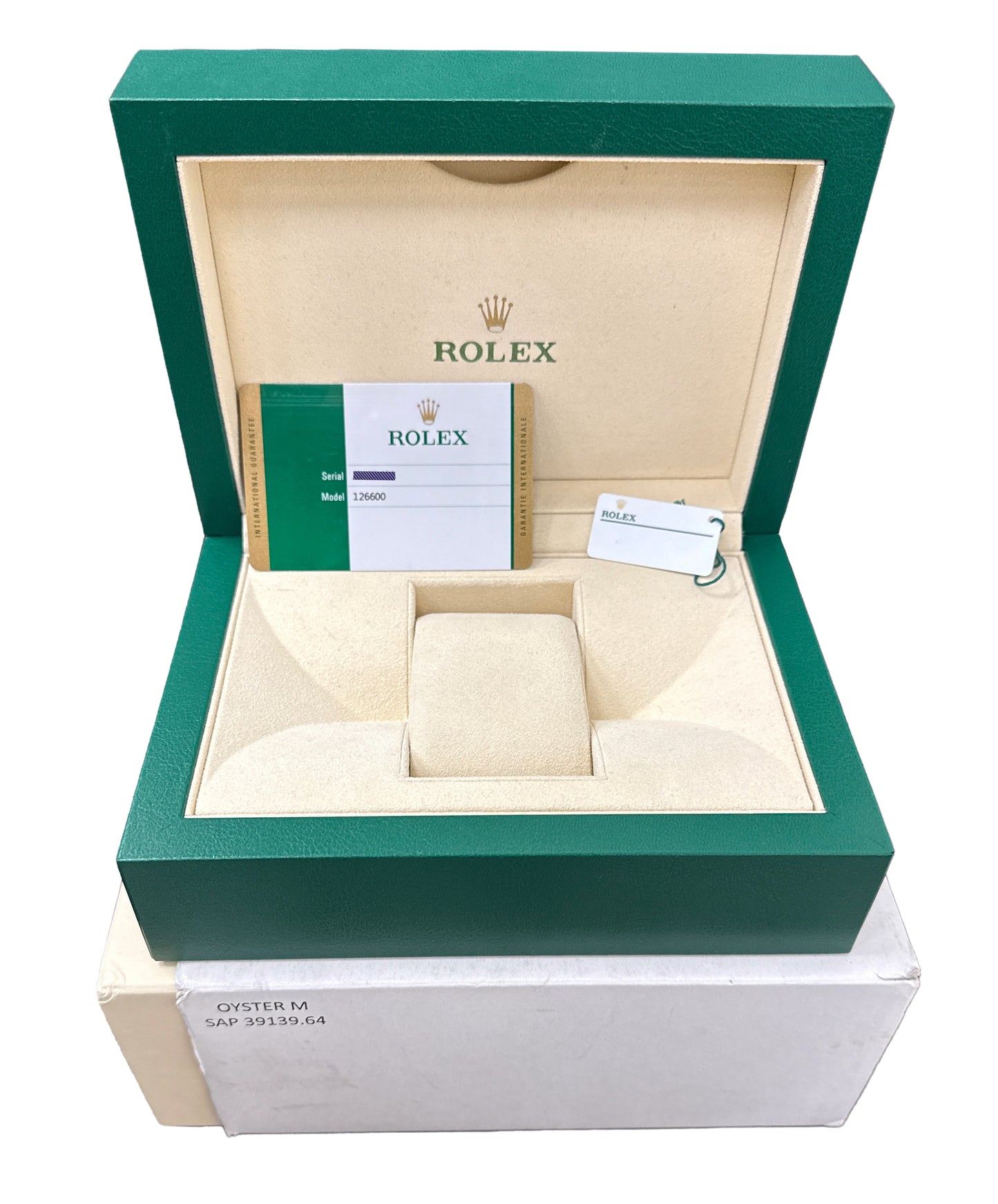 PAPERS Rolex Sea-Dweller 50th-Anniversary BLACK Red 43mm Steel 126600 Watch BOX