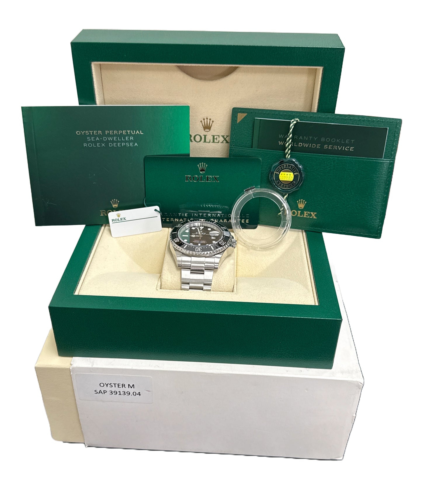 MINT NEW PAPERS Rolex Sea-Dweller 50th-Anniversary BLACK Red 43mm MK2 126600 BOX