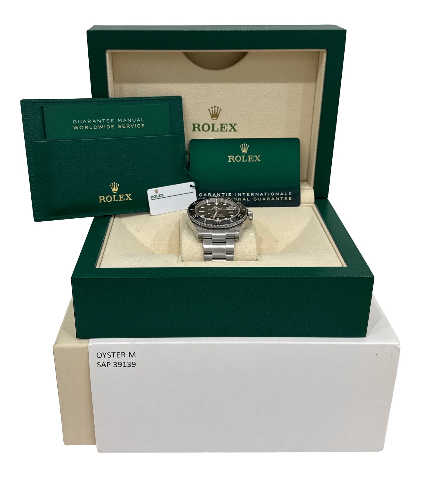 PAPERS Rolex Submariner Date 41 BLACK Ceramic Stainless Steel 41mm 126610 LN BOX