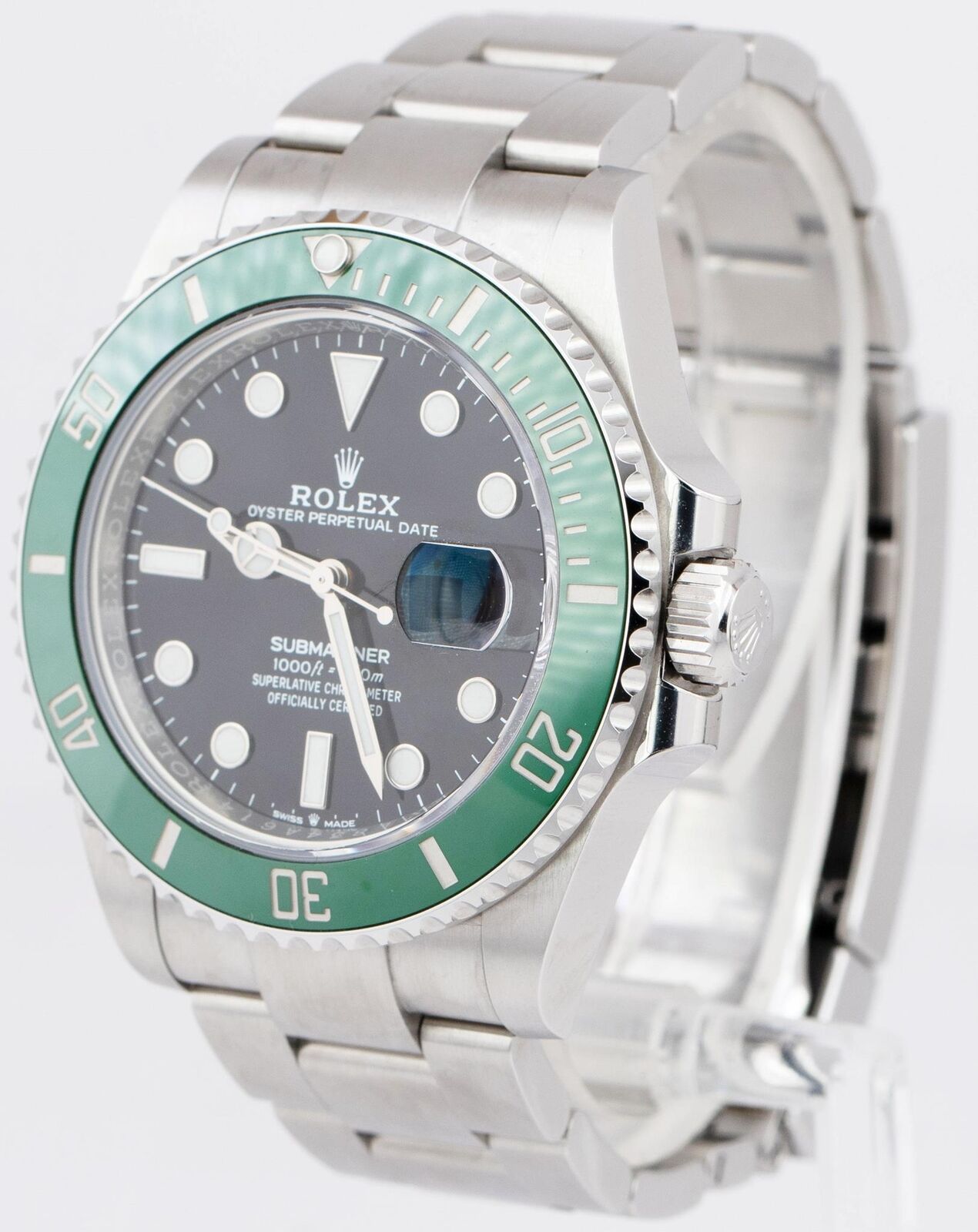 NEW AUG 2023 PAPERS Rolex Submariner 41mm Date GREEN KERMIT Watch 126610 LV B+P