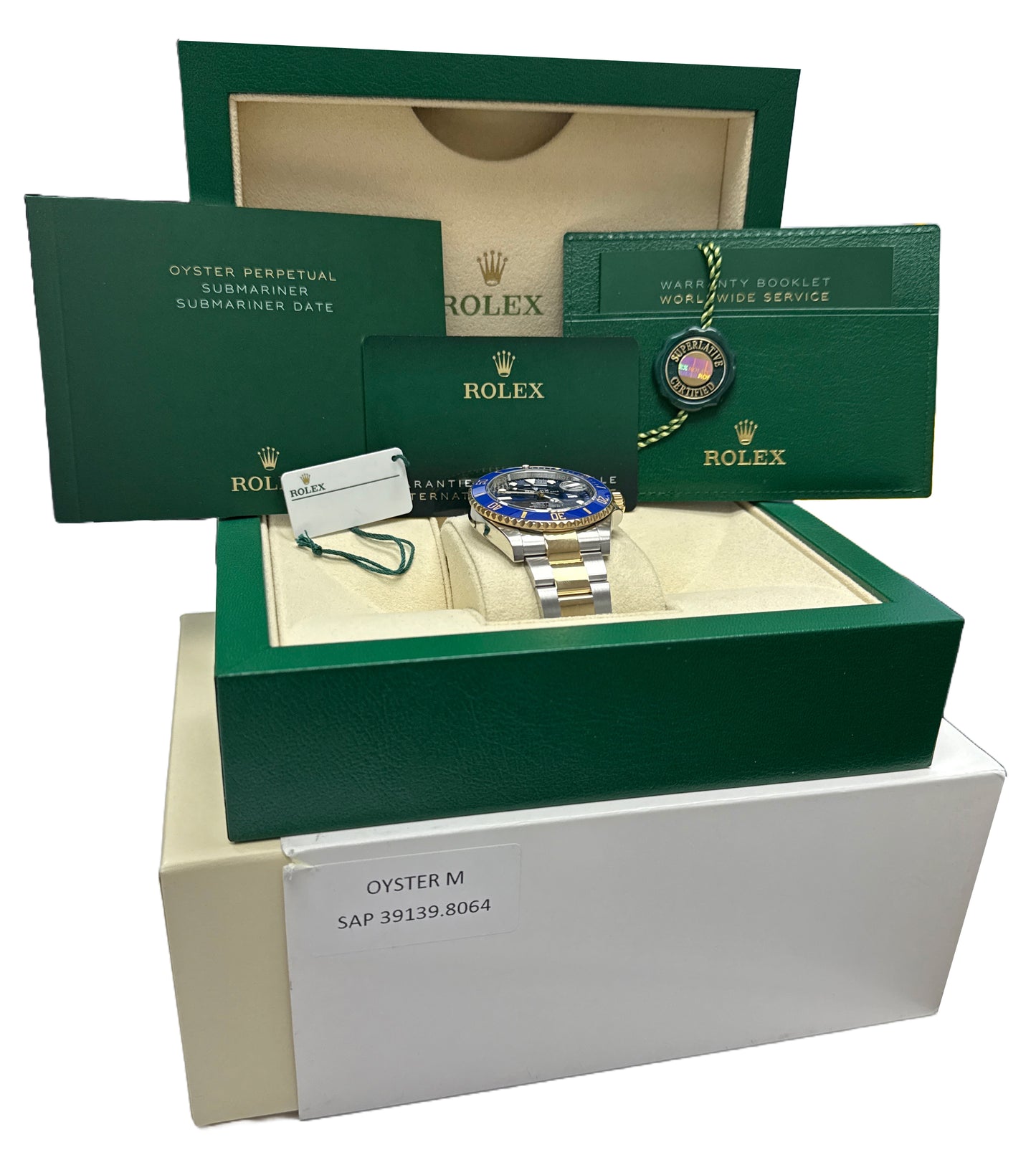 MINT 2024 PAPERS Rolex Submariner Date BLUE 18K Steel 41mm Ceramic 126613 LB BOX