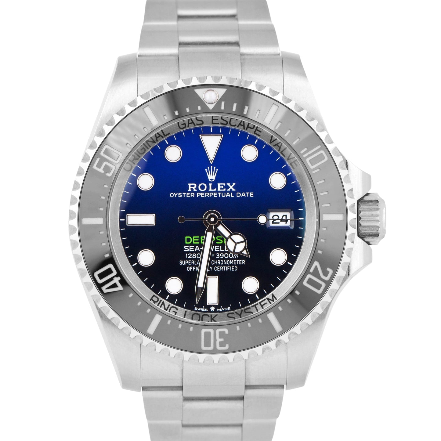 MINT 2024 PAPERS Rolex Sea-Dweller Deepsea JAMES CAMERON Blue 44mm 136660 BOX