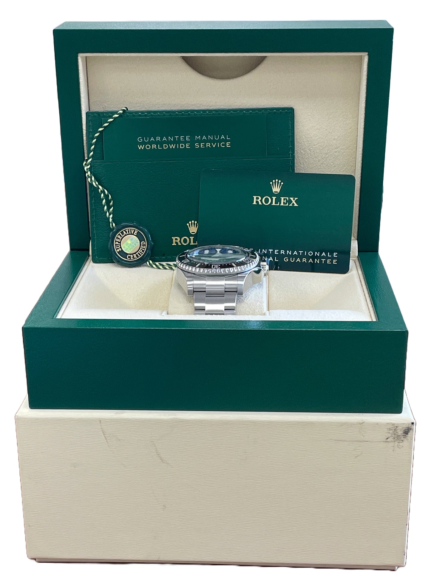MINT 2022 PAPERS Rolex Sea-Dweller Deepsea JAMES CAMERON Blue 44mm 136660 BOX