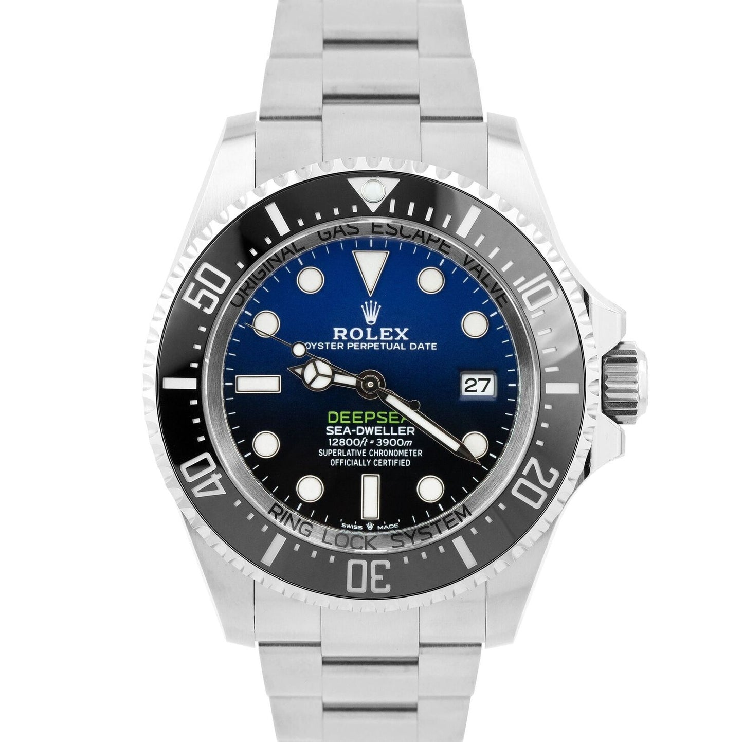AUG 2023 Rolex Sea-Dweller Deepsea PAPERS James Cameron Blue 44mm 136660 B+P