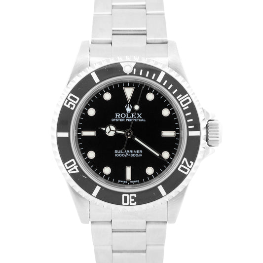 Rolex Submariner No-Date BLACK Stainless Steel Dive Automatic 40mm 14060M BOX