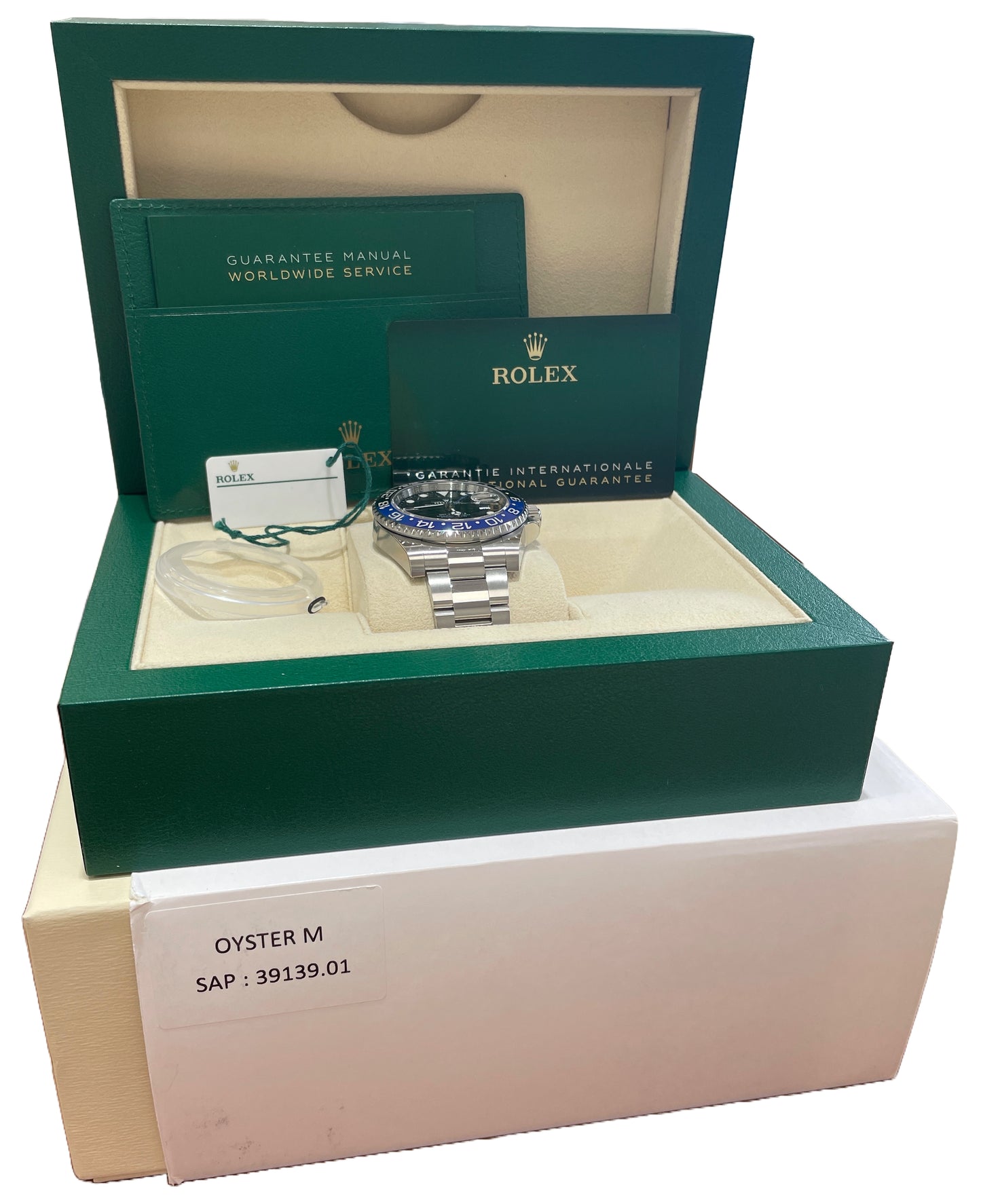 BRAND NEW JULY 2024 PAPERS Rolex GMT-Master II BATMAN Blue 40mm 126710 BLNR BOX