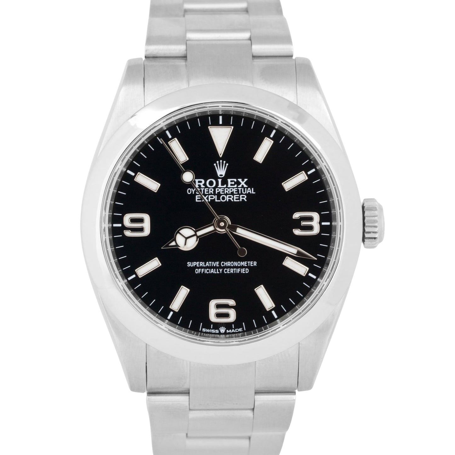 NEW JUNE 2025 PAPERS Rolex Explorer 40mm Stainless Steel Black 224270 Watch BOX