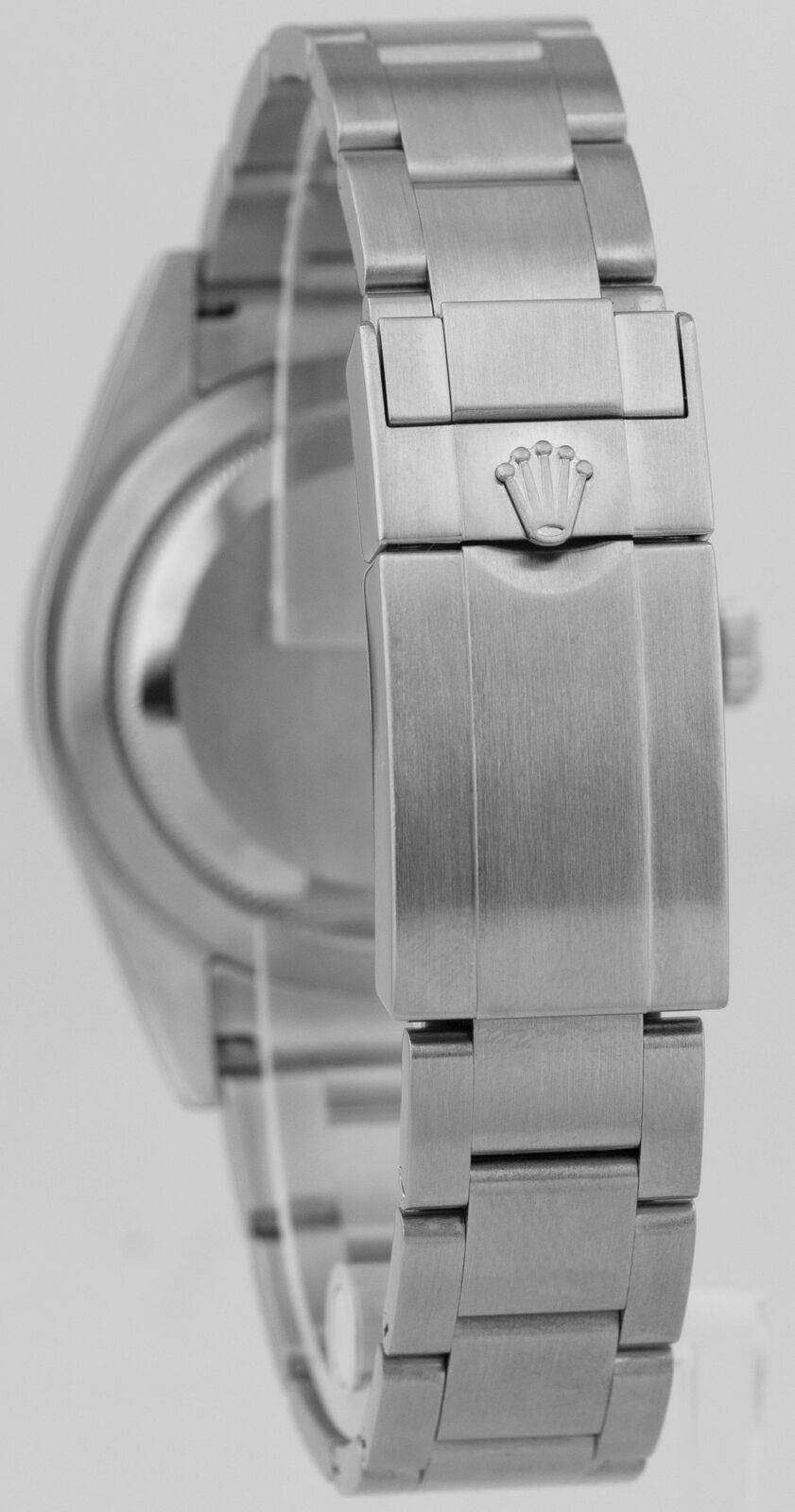 MINT Rolex Explorer PAPERS MK2 Black FULL LUME 3-6-9 Steel 39mm 214270 Watch B+P