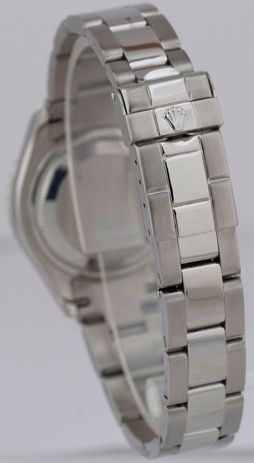 MINT Ladies Rolex Yacht-Master Stainless Steel Platinum 29mm Date Watch 169622