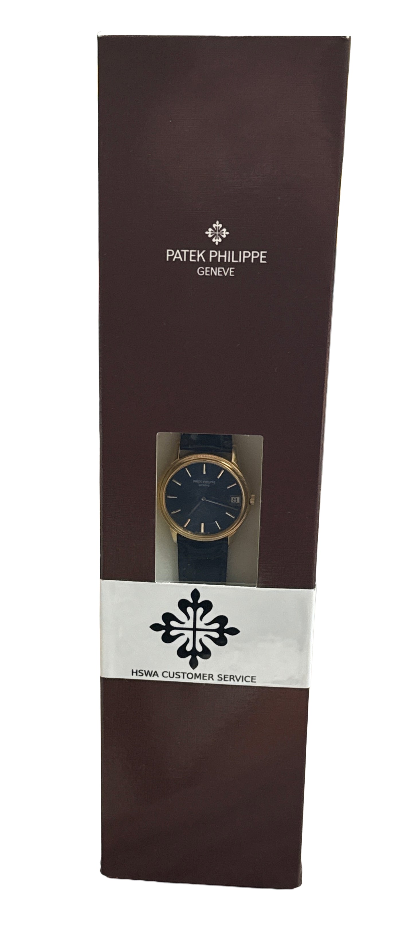 Patek Philippe Calatrava BLUE 18K Yellow Gold Leather Automatic 33mm 3602J