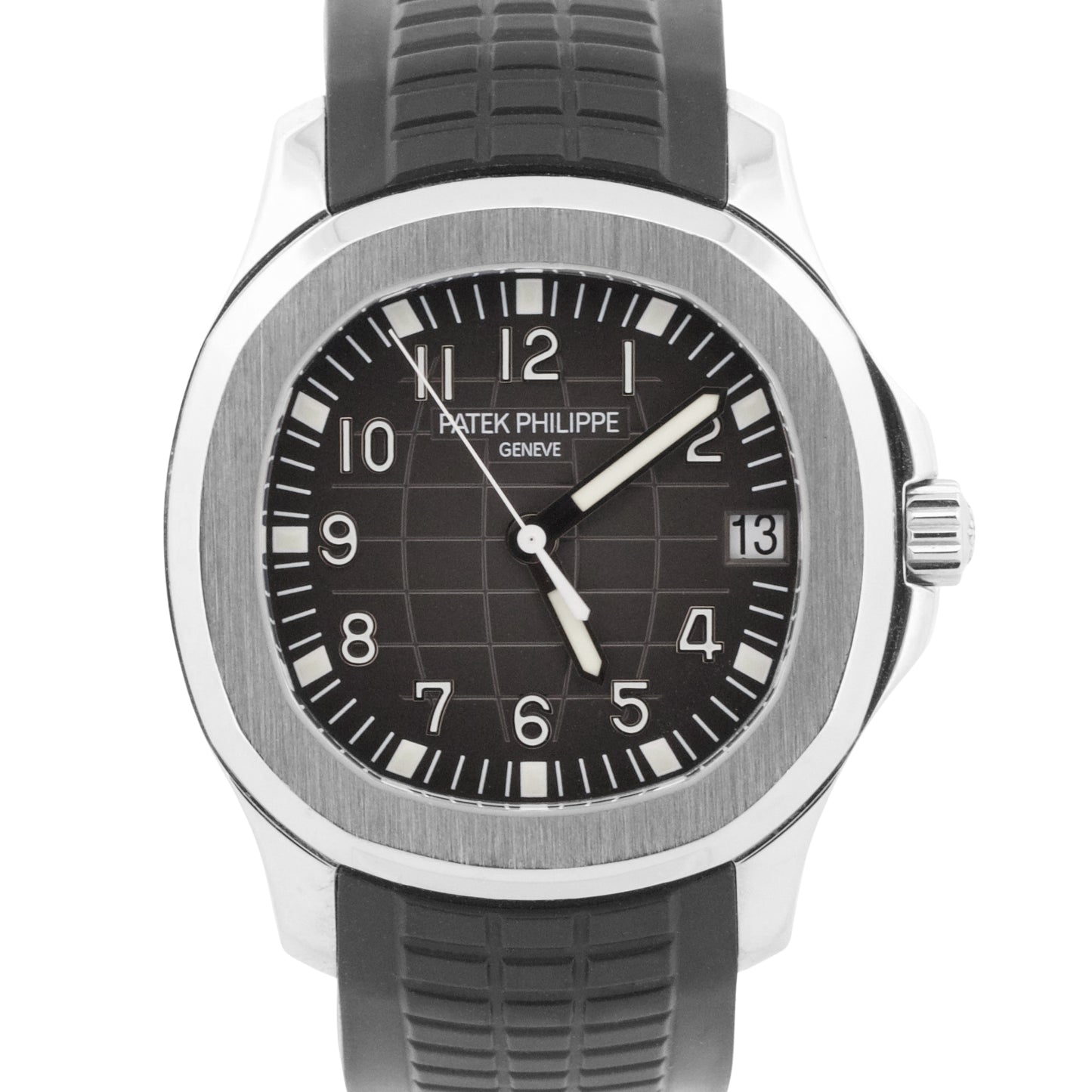 Patek Philippe Aquanaut 38mm BLACK Steel Automatic Rubber Watch 5165A-001