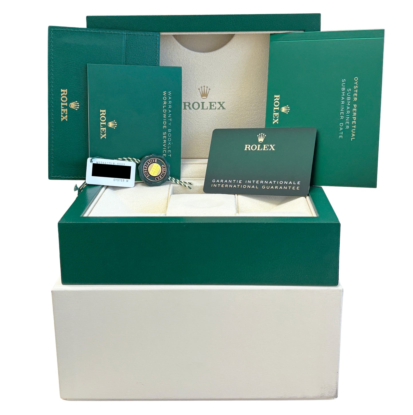 NEW UNWORN PAPERS Rolex Submariner Date 41mm Ceramic Two-Tone Gold 126613 LB BOX