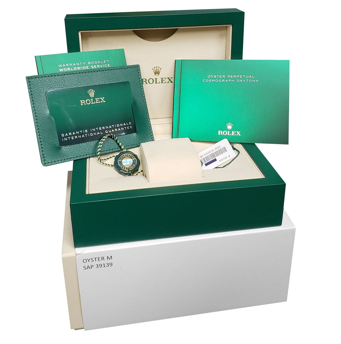 NEW JULY 2023 Rolex Daytona Cosmograph Black Chronograph Watch 116500 LN B+P