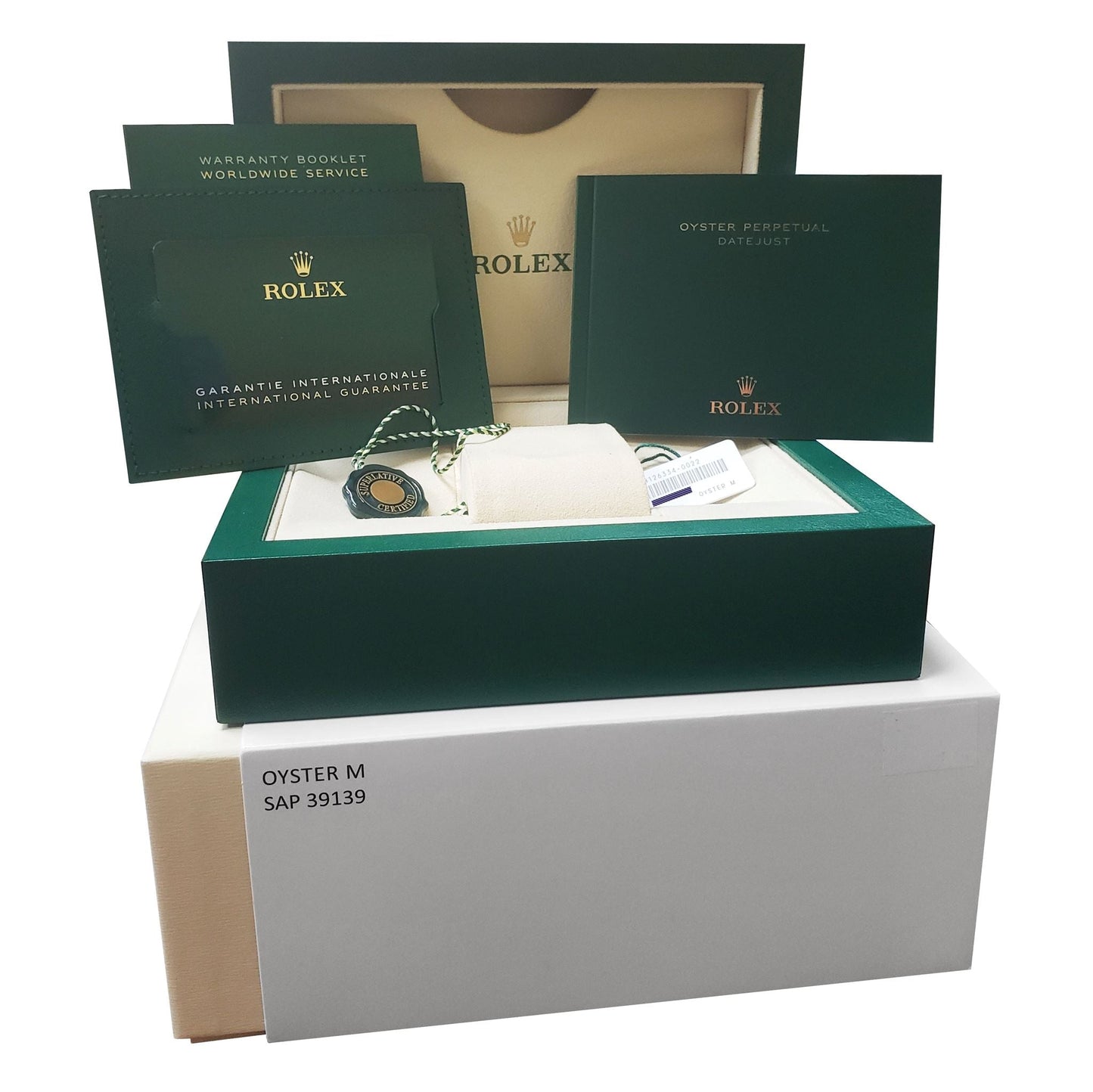 BRAND NEW JUNE 2023 Rolex DateJust 41 Wimbledon Fluted Watch Jubilee 126334 B+P