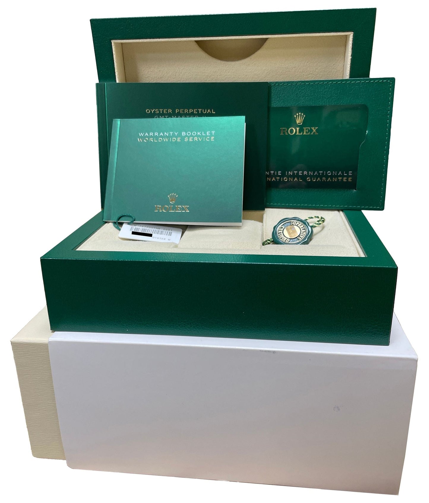 MAY 2023 STICKERED Rolex GMT-Master II SPRITE GREEN Watch 126720 VTNR B+P