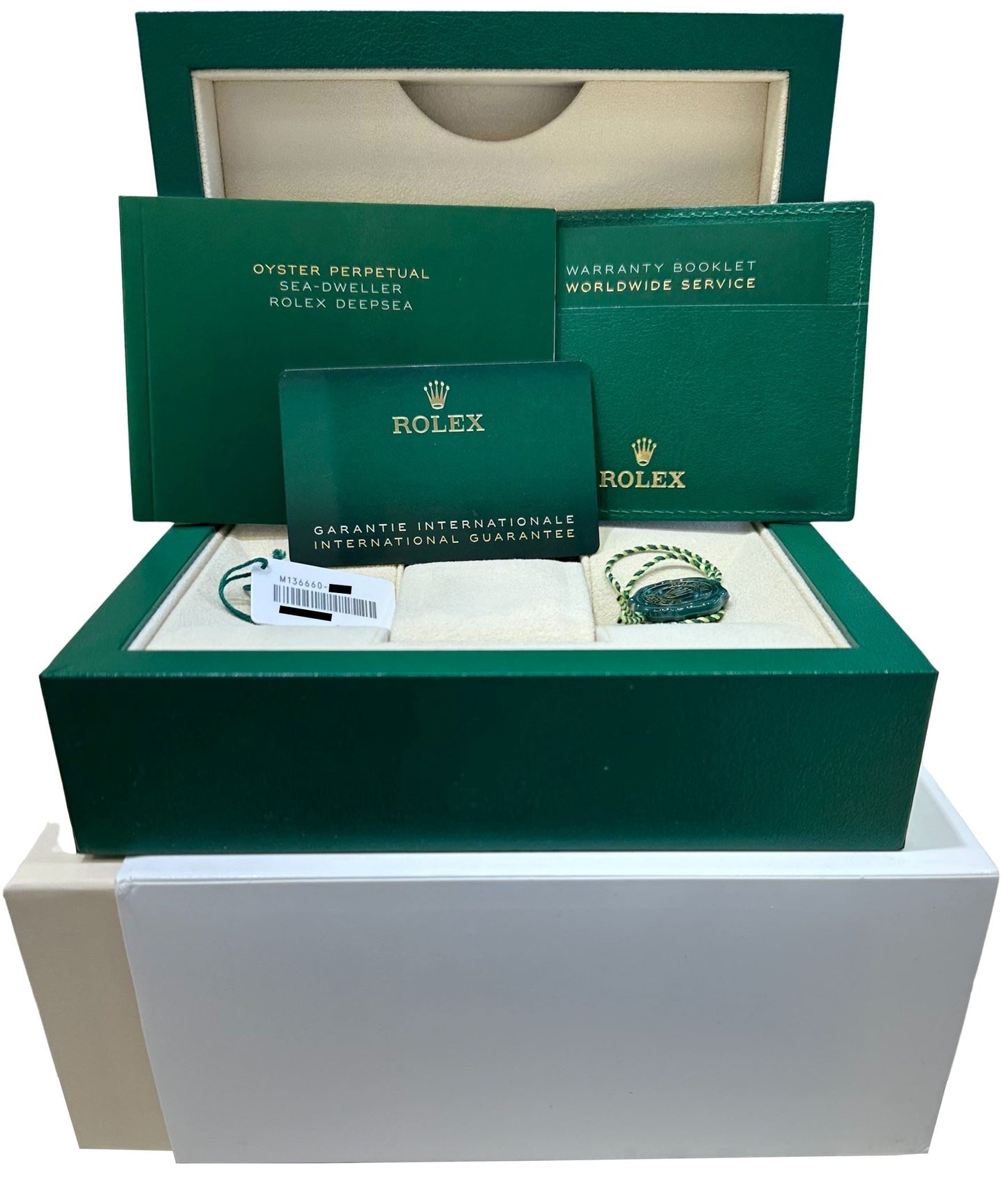 2022 Rolex Sea-Dweller Deepsea Black Stainless Steel Date Watch 44mm 136660 B+P