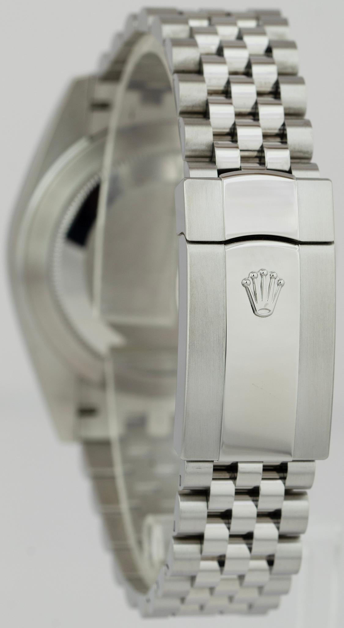2023 PAPERS Rolex DateJust Blue Jubilee Stainless Steel 126300 41mm Watch B+P