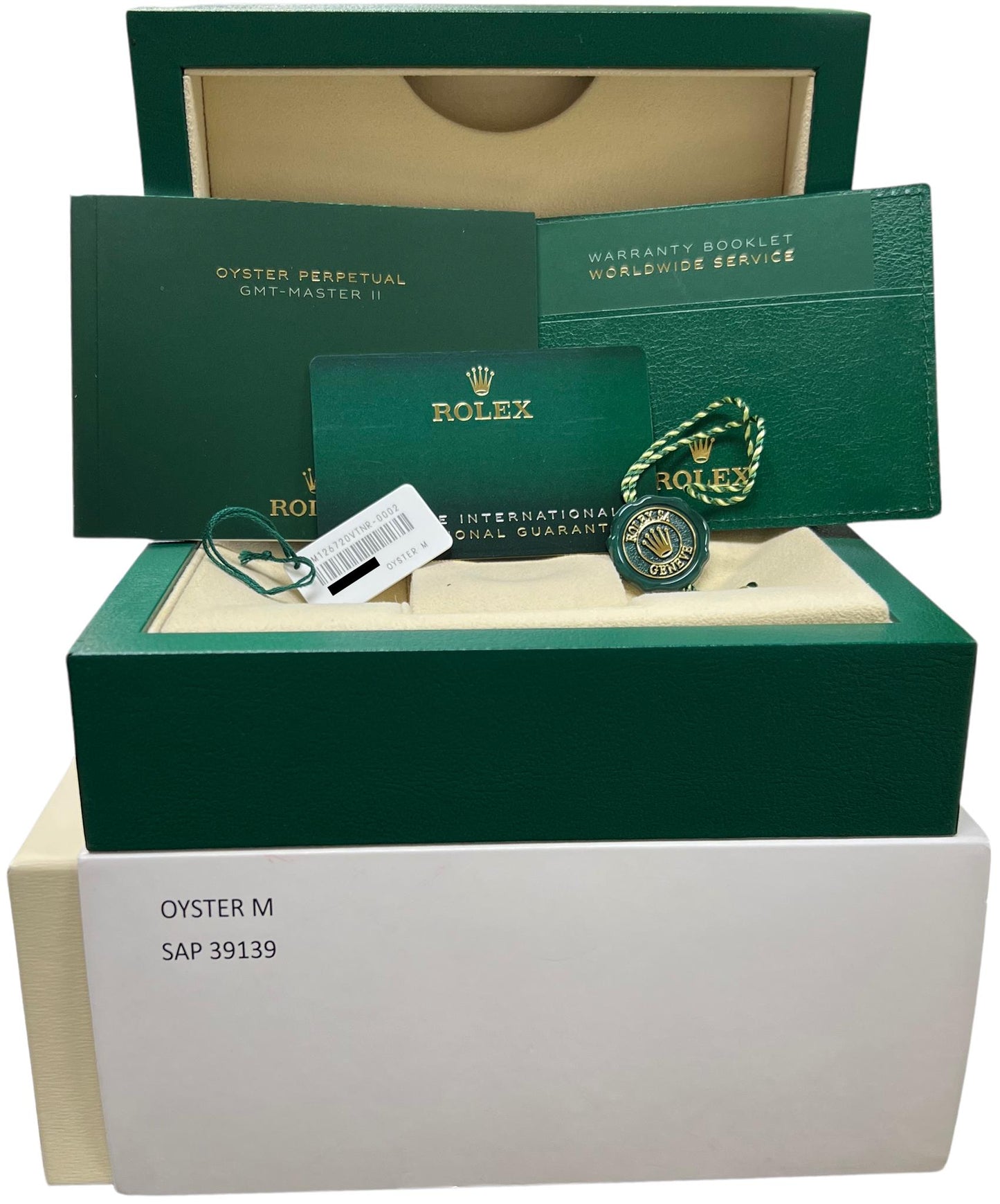 MINT NEW PAPERS Rolex GMT-Master II SPRITE GREEN BLACK Jubilee 126720 VTNR BOX
