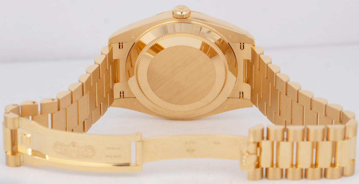 BRAND NEW 2025 Rolex Day-Date President 40mm GREEN OMBRE 18K Gold 228238 BOX