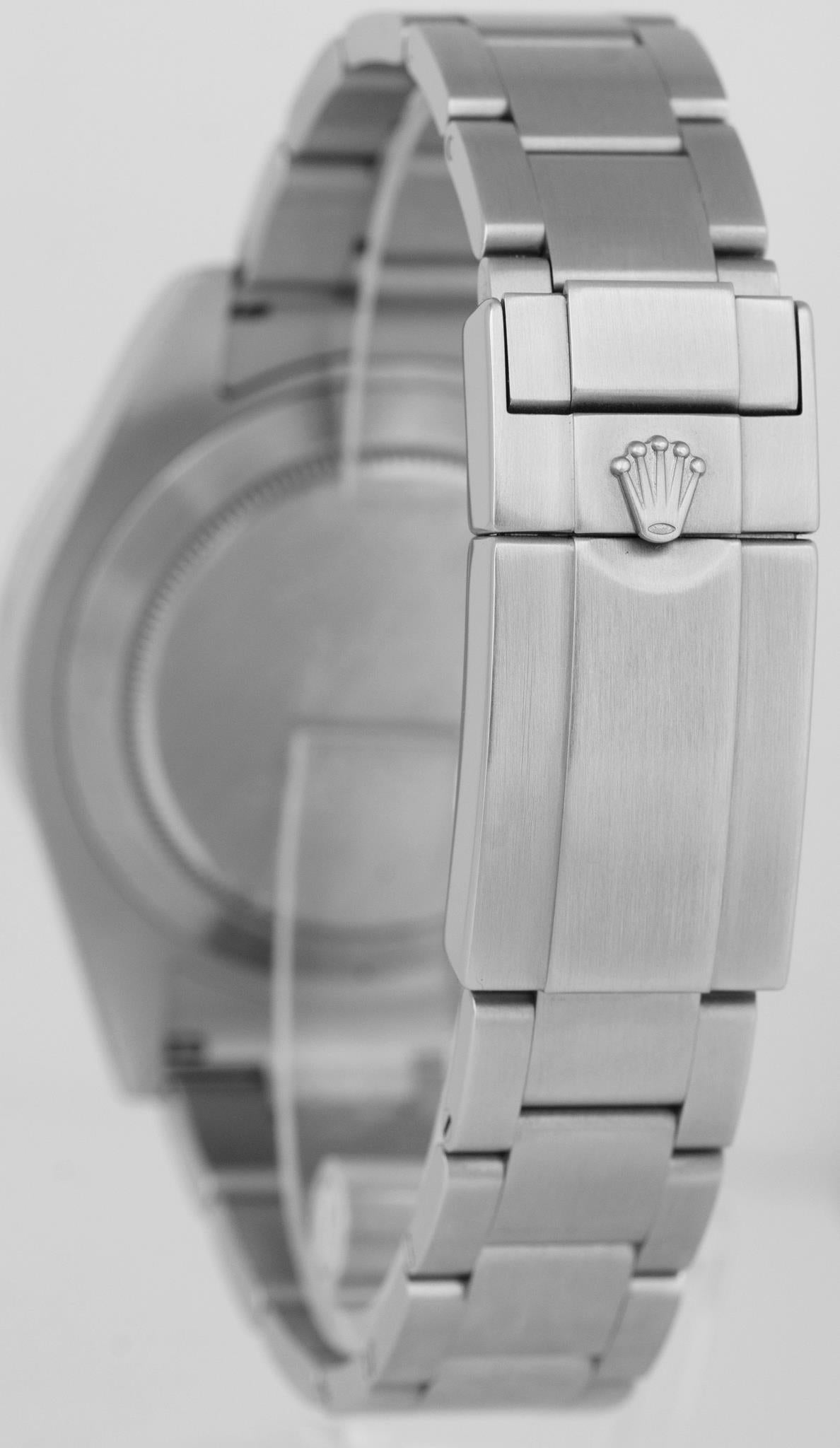 MINT PAPERS Rolex Explorer II 42mm 216570 Polar White Orange Steel Watch BOX