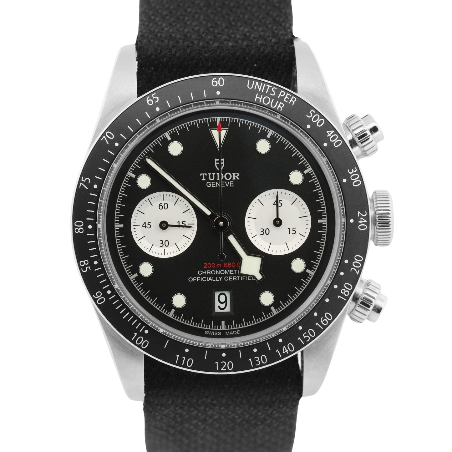 Tudor Black Bay Chrono 41mm BLACK Stainless Steel Automatic 79360 N Watch