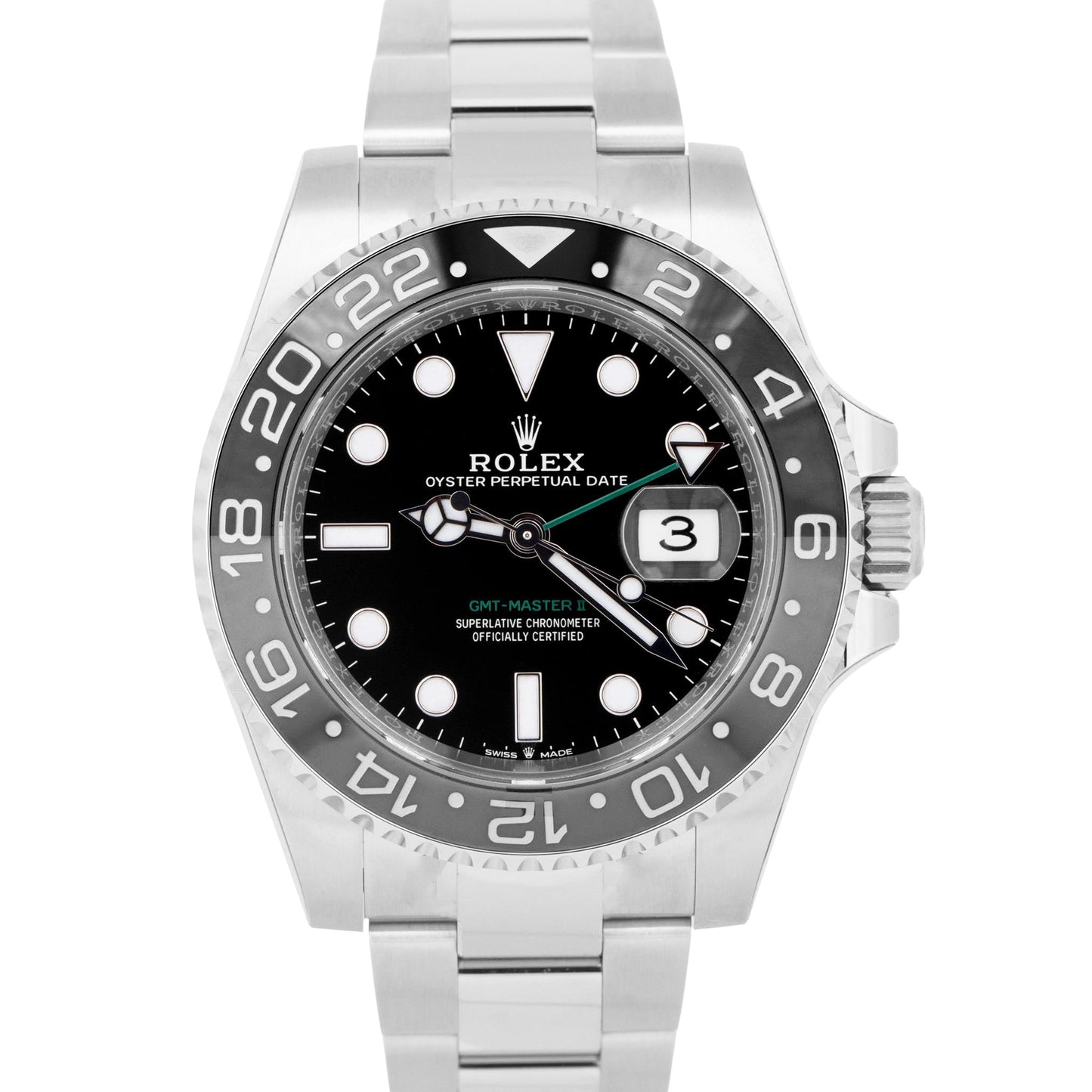 NEW APRIL 2025 PAPERS Rolex GMT-Master II BRUCE WAYNE Ceramic 126710 GRNR BOX