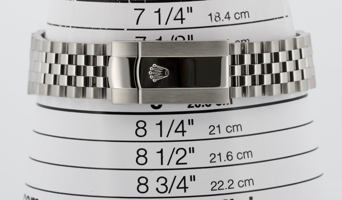 2024 Rolex DateJust 41 126300 Mint Green Stainless Steel Jubilee 41mm Watch BOX
