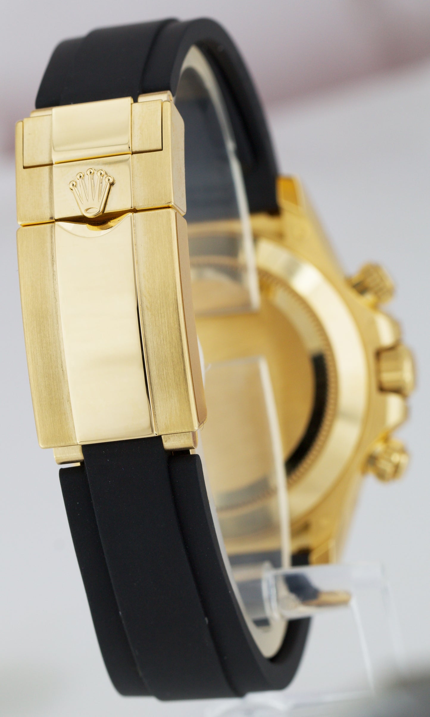 2021 PAPERS Rolex Daytona 18K Gold Paul Newman Oysterflex 116518 LN Watch B+P