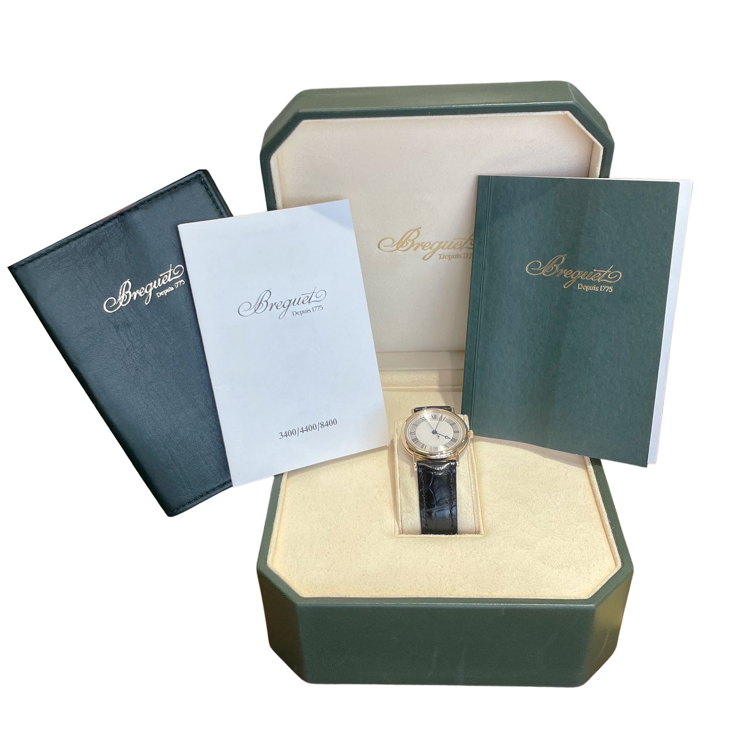 MINT PAPERS Breguet Classique 3980BA/12/286 33mm 18K Gold Automatic Watch BOX