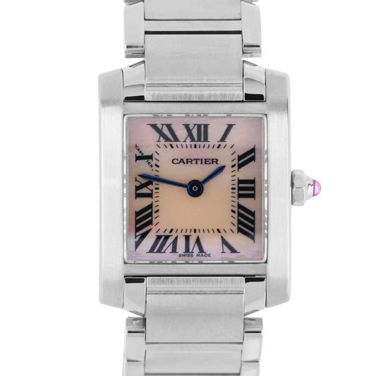 Cartier, Cartier Tank, Tank, Cartier Tank Francaise, Tank Francaise, Francaise, Cartier Pink MOP, Cartier Pink, Cartier Pink Mother of Pearl, Pink, Pink MOP, MOP, Pink Mother of Pearl, Mother of Pearl, Cartier MOP, Cartier Mother of Pearl, Cartier 2384, 2384