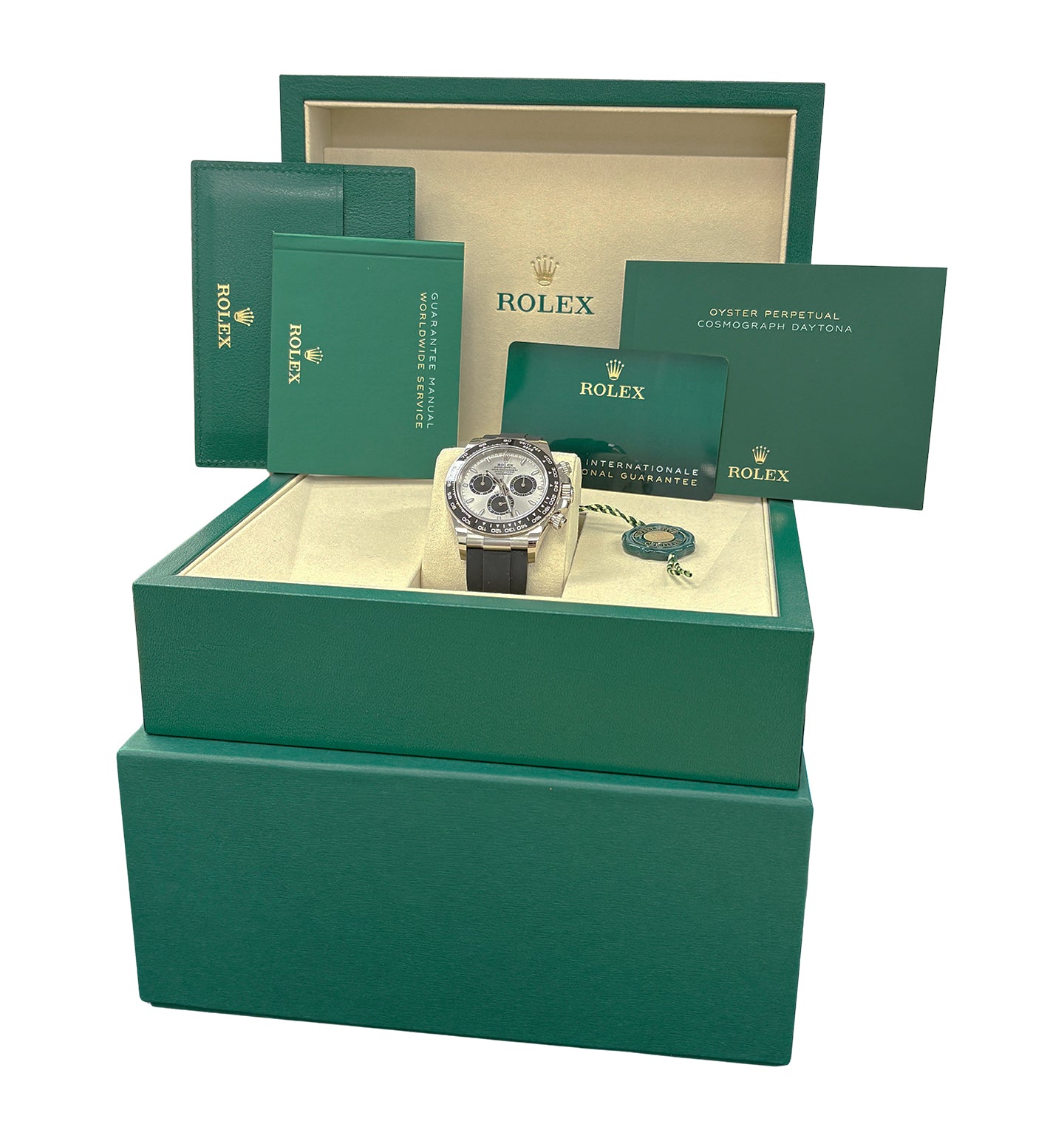 NEW APRIL 2026 PAPERS Rolex Daytona GHOST Silver 18K 40mm Watch 126519LN BOX