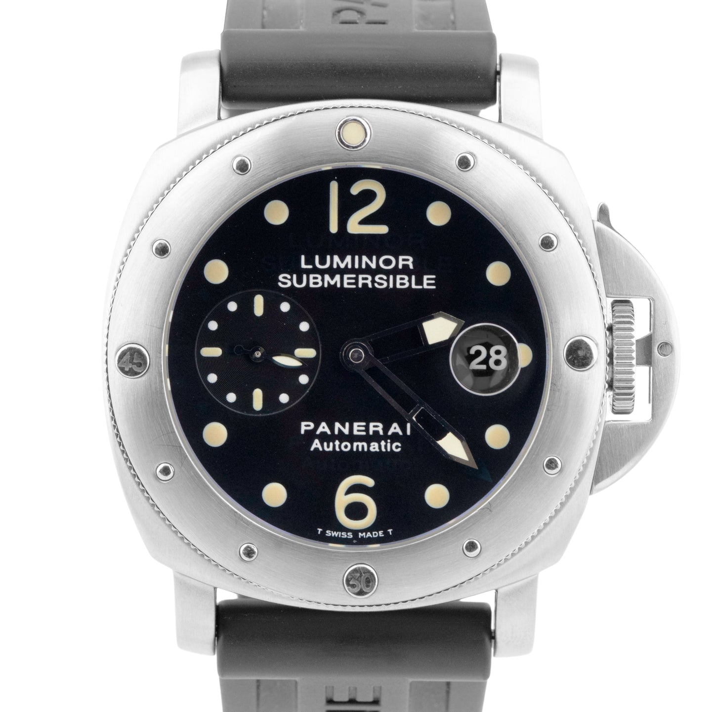 Panerai Luminor Submersible Stainless Steel Black 44mm PAM00024 Automatic Watch