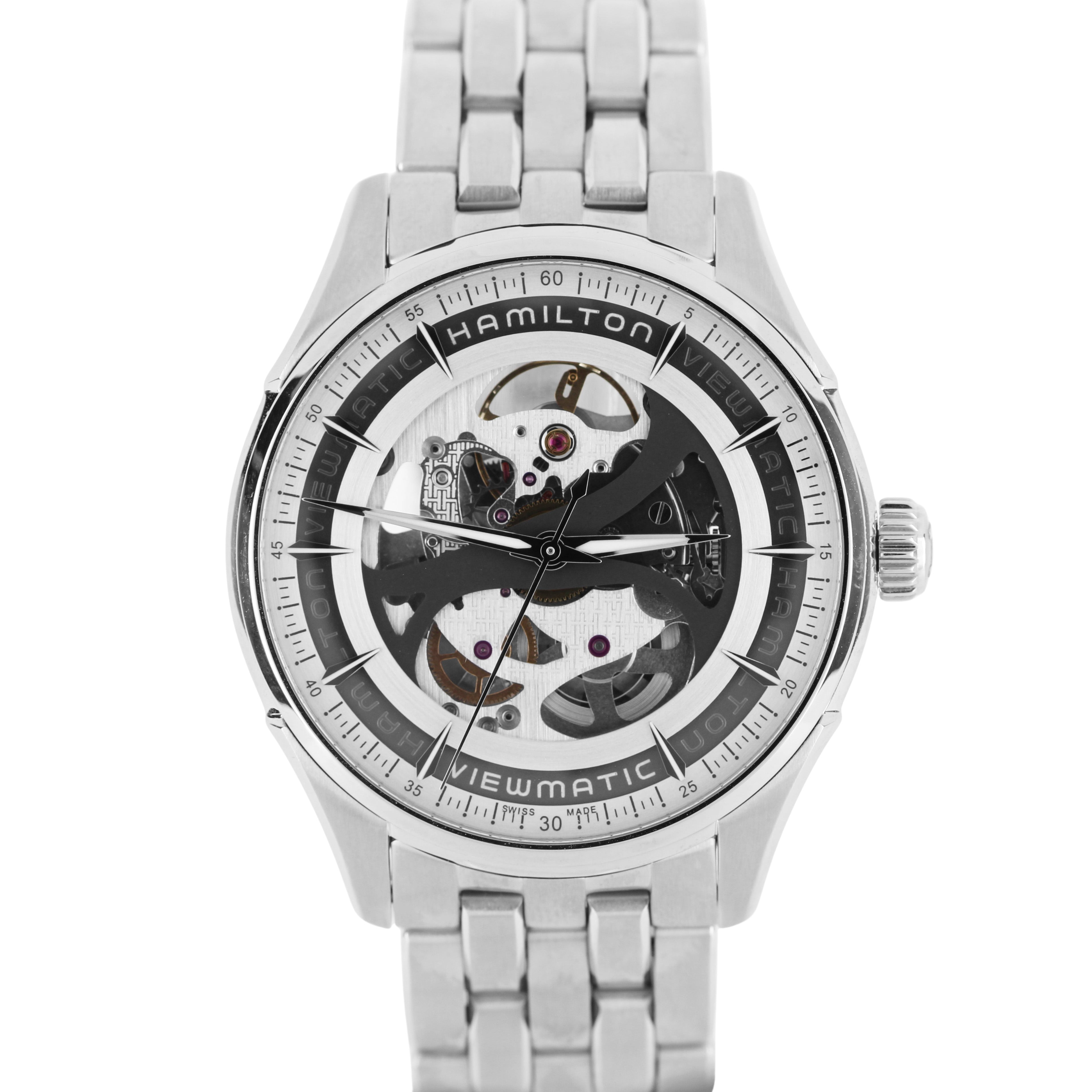Hamilton Jazzmaster Viewmaster Skeleton Gent 40mm Steel