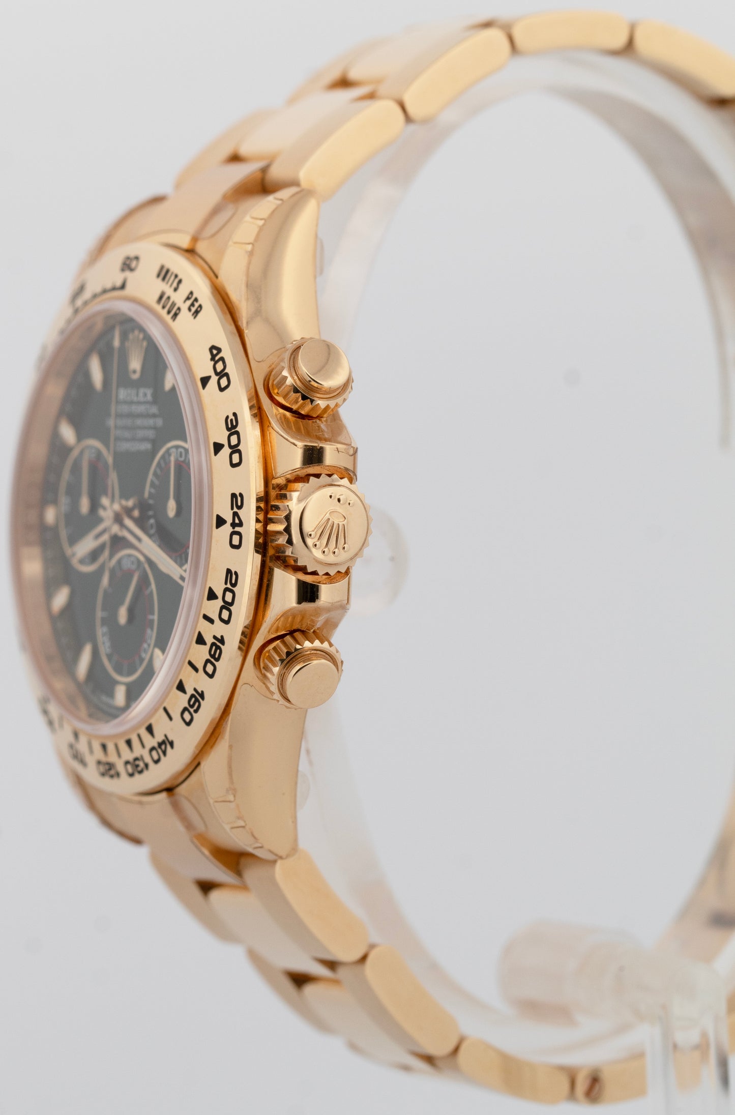 STICKERED PAPERS Rolex Daytona GREEN JOHN MAYER 40mm 18K Yellow Gold 116508 BOX