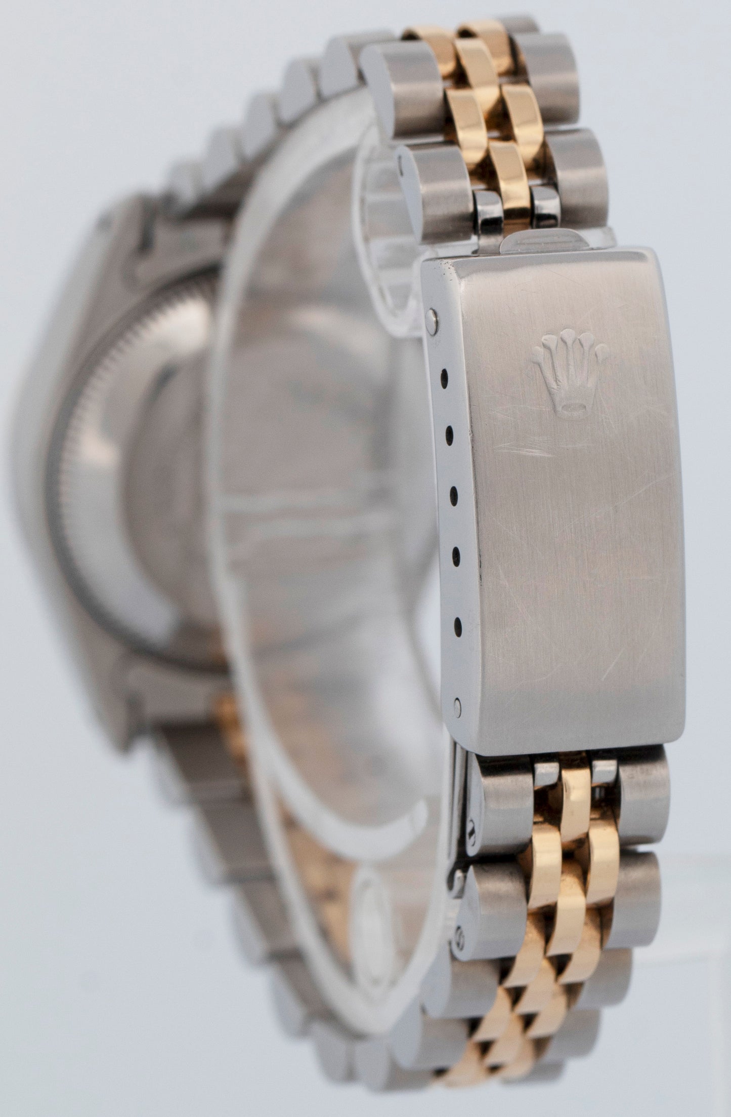 Ladies Rolex DateJust 26mm CHAMPAGNE Two-Tone 18K Yellow Gold JUBILEE 69173