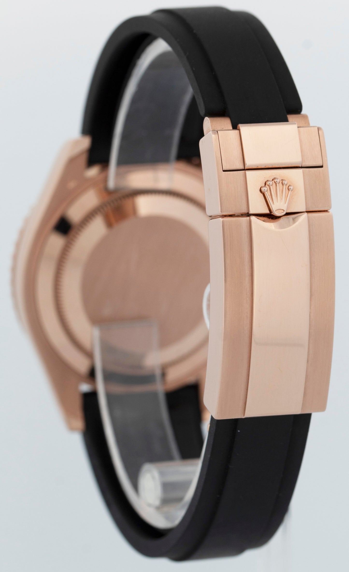 MINT 2020 PAPERS Rolex Yacht-Master 18K Everose Gold Oysterflex 40mm 126655 BOX