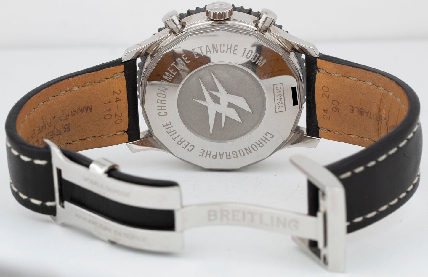 PAPERS Breitling Chronoliner 46mm Stainless Steel Ceramic Watch Y24310 BOX