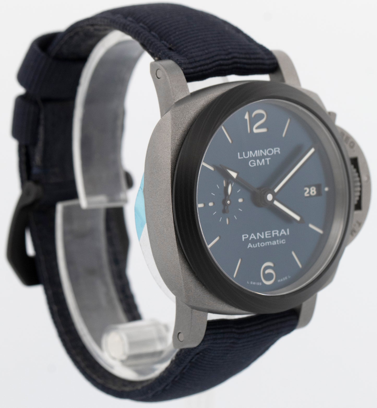 MINT PAPERS Panerai Luminor GMT PAM 1279 Blue Titanium 42mm Watch PAM01279 BOX