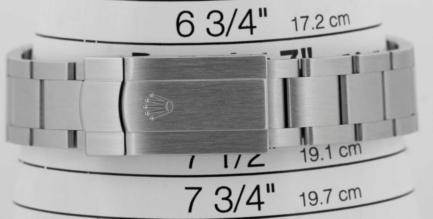 2024 PAPERS Rolex Oyster Perpetual 41mm BLACK Stainless Steel Watch 124300 BOX