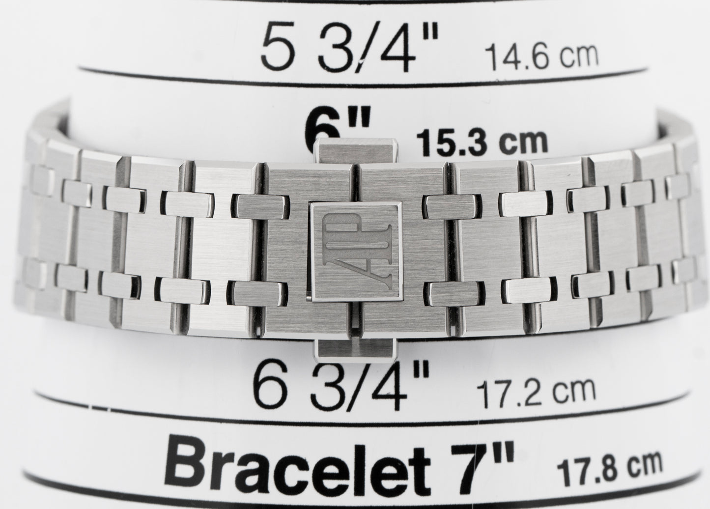 PAPERS Audemars Piguet Royal Oak RHODIUM Stainless 37mm 15450ST.OO.1256ST.02 BOX