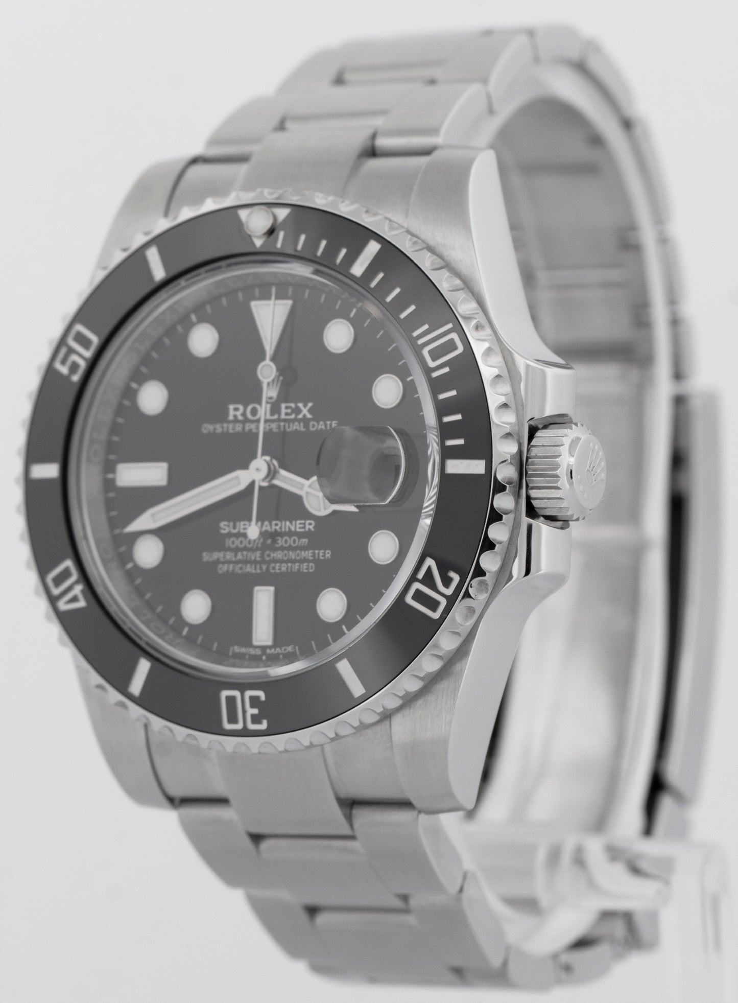 MINT PAPERS Rolex Submariner Date BLACK Stainless Steel 40mm Watch 116610 LN BOX