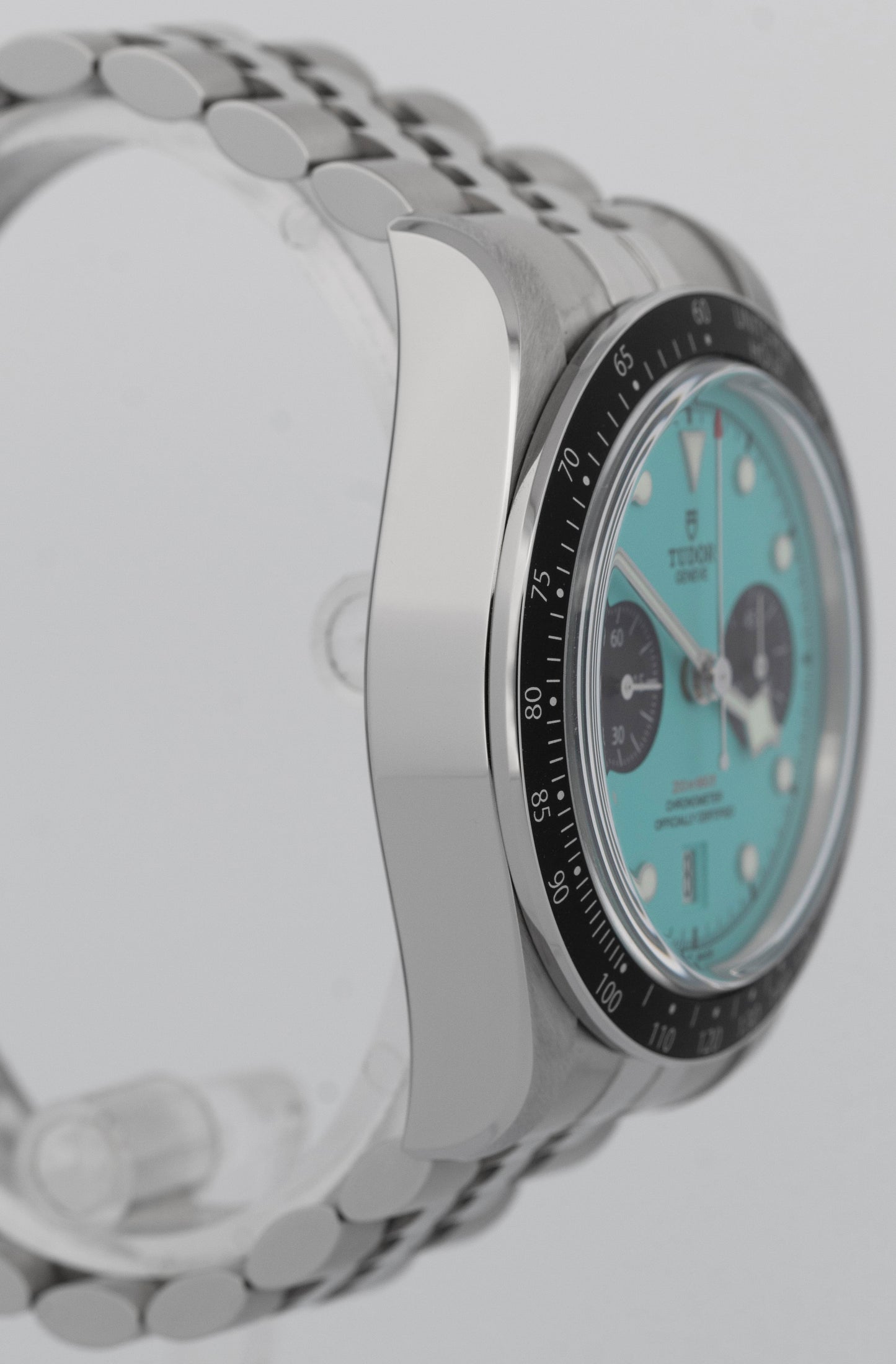 JULY 2025 PAPERS Tudor Black Bay Chrono 41mm FLAMINGO BLUE Steel JUBILEE 79360 N